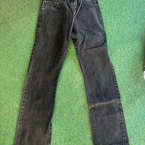 Levi's Men's Dark Gray Straight Jeans